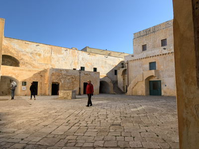 The inner courtyard of the Castle.