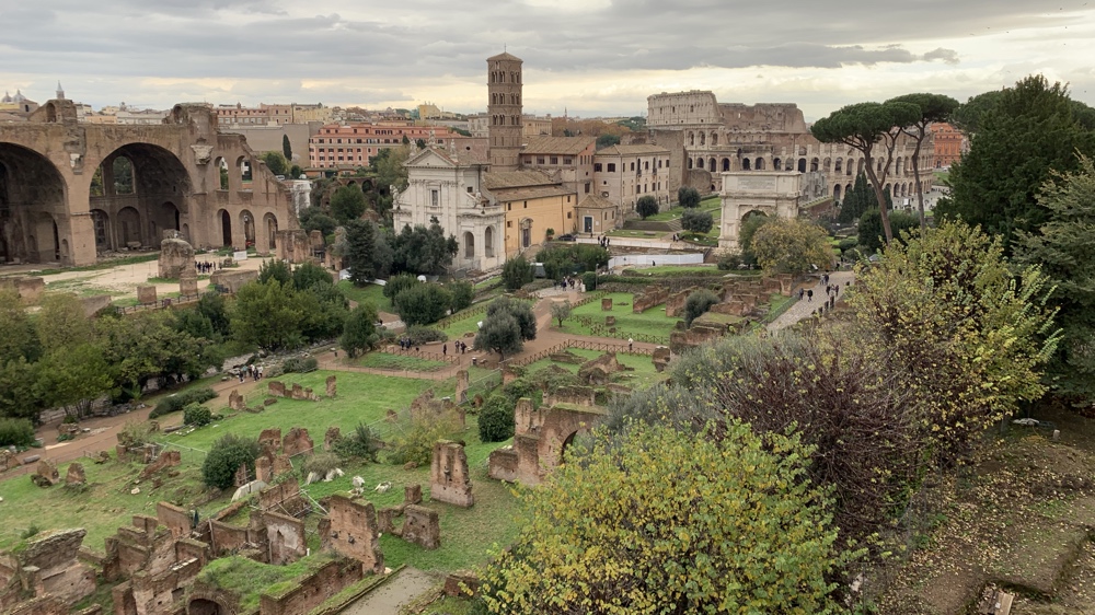 View to the NE from the Palatine Hill. 