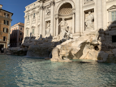  the Trevi Fountain