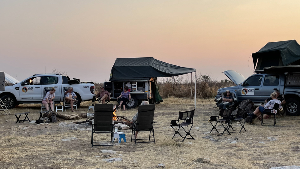 The campsite at Phokoje.